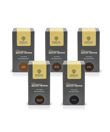 Parallel Products Eyebrow Henna Mini-Kit - Dark Brown Brow Tinting and Coloring - Buy Online on SooperMarket.com