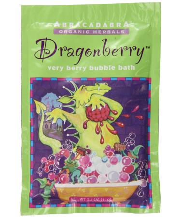Abracadabra Organic Herbals Bubble Bath Dragonberry Very Berry 2.5 Ounce
