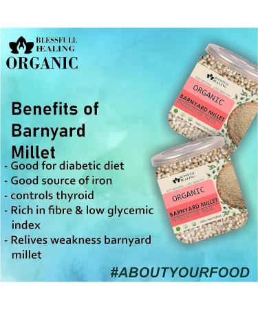 Blessfull Healing Organice Barnyard Millet 2 lb (907 Gram) - Buy Online on SooperMarket.com