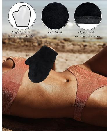 3-in-1 Self Tanning Mitt Applicator Kit with Back Lotion Applicator - Ultra Soft Glove for Self-Tan Application - Buy Online on SooperMarket.com