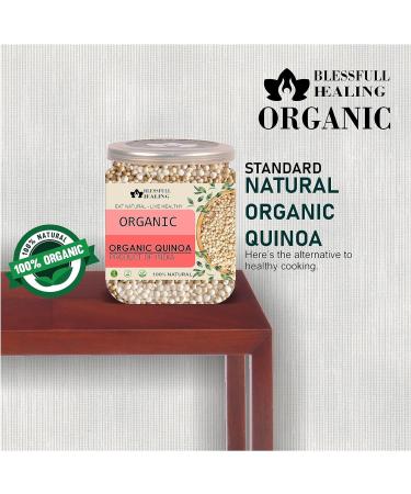 Blessfull Healing Organice Organic Quinoa 2 lb (907 Gram) - Buy Online on SooperMarket.com
