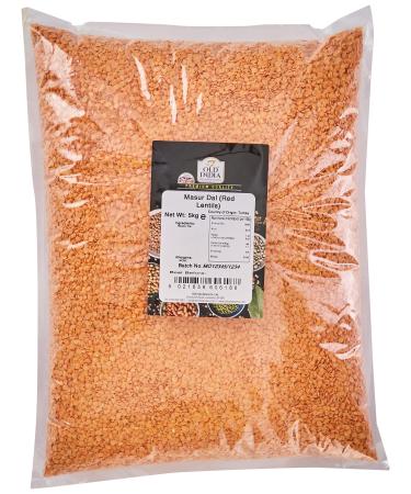Old India Masur Dal (Red Lentils) 5kg 5 kg (Pack of 1)