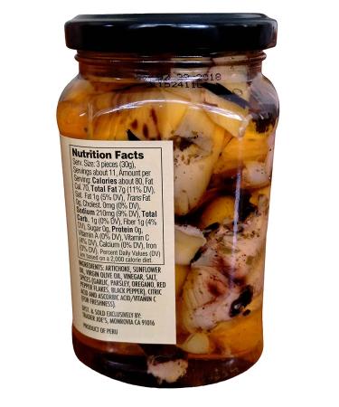 Trader Joe's Marinated Grilled Artichoke Halves - Delicious and Flavorful Mediterranean Appetizer - Buy Online on SooperMarket.com