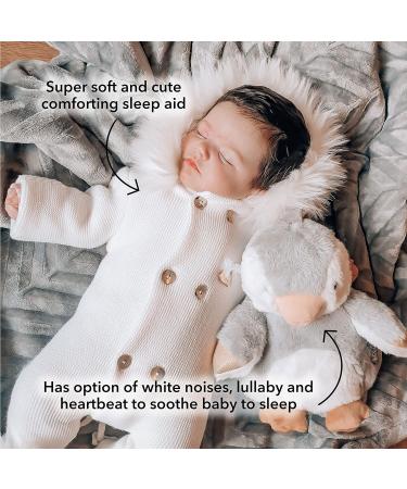 Nuby Penguin Baby Cry Sensor Sleep Aid | Calming Lullabies & White Noise | Soothe Baby to Sleep from Birth - Buy Online on SooperMarket.com