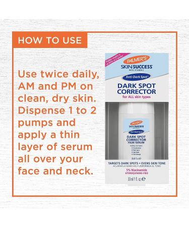 Palmer's Skin Success Dark Spot Corrector Fade Serum - 1oz - Buy Online on SooperMarket.com