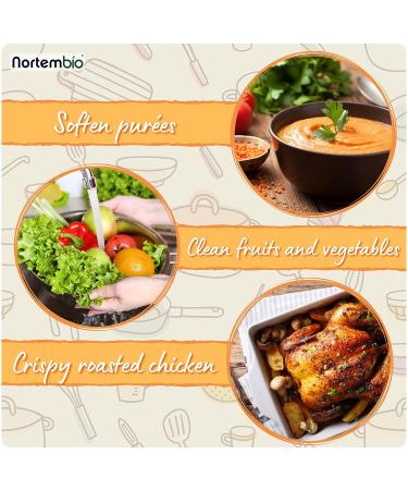 Nortembio Ecological Soda Powder 700g | Food Quality Sodium Bicarbonate | Aluminum-Free Baking Powder | Natural Backsoda with E-Book Included - Buy Online on SooperMarket.com