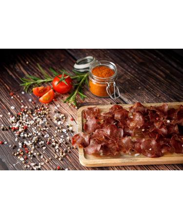 Craftsman Beef Chips - 100% Beef Jerky | Protein-Rich Gluten-Free Snack | Crispy Wafer-Thin Smoked Beef | Perfect for Parties | 10 Pack Display (300g) - Buy Online on SooperMarket.com