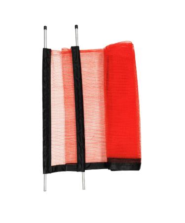 Play It Safe Driveway Net, Orange  Removable Safety Netting, Fits Driveways up to 25 Wide, Kid Safe Barrier Net with Bright Orange Color for High Visibility, RPDN26