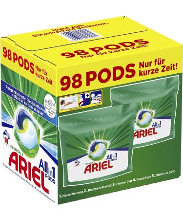 Ariel All-in-1 Pods Color Detergent - 98 Loads | Premium International Shipping & Best Prices - Buy Online on SooperMarket.com