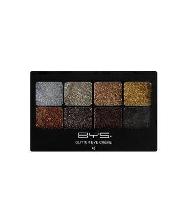 BYS Glitter Gel Makeup Palette 8 shades - Razzle Dazzle 1 Count (Pack of 1) Razzle Dazzle