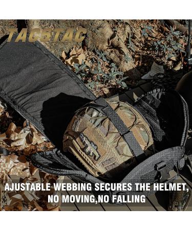Tactical Helmet Bag Pack - Multi-Purpose Molle Storage for Combat Helmets - Black - Buy Online on SooperMarket.com