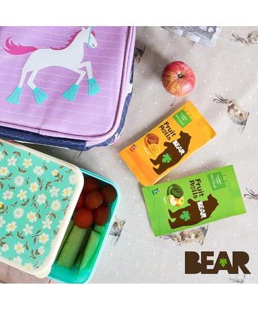 BEAR Real Fruit Snack Rolls - Gluten Free Vegan and Non-GMO - Mango â Healthy School And Lunch Snacks For Kids And Adults 0.7 Ounce (Pack of 18) - Buy Online on SooperMarket.com