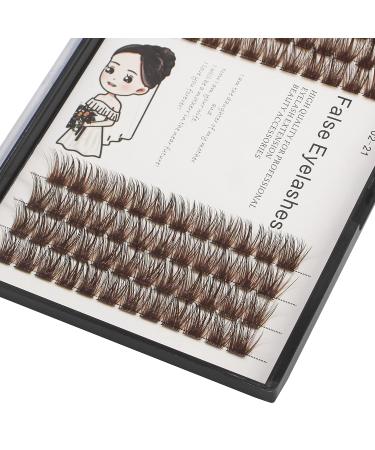 Shop Bodermincer 84 Clusters Brown Wide Cluster Eyelashes | Thick Individual Eyelash Extensions for DIY Home & Professional Makeup (12MM) - International Shipping Available - Buy Online on SooperMarket.com