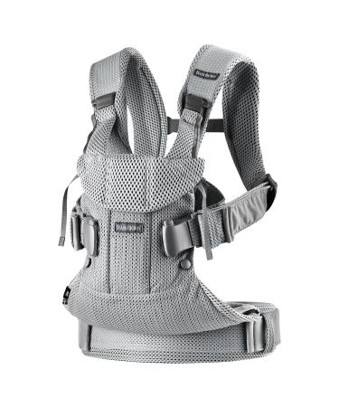 BabyBjrn New Baby Carrier One Air 2019 Edition, Mesh, Silver, One Size(Pack of 1) Silver One Size(Pack of 1)