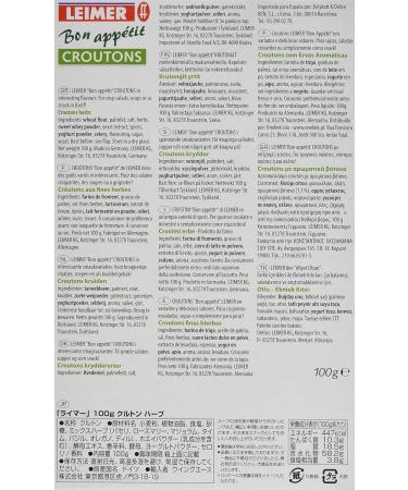 Leimer Croutons Herbs - Pack of 5 (5 x 100g) | Premium International Shipping - Buy Online on SooperMarket.com