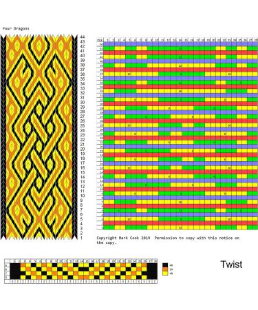 Color Coded Tablet Weaving | Shop Essential Tools for Creative Weaving - Buy Online on SooperMarket.com
