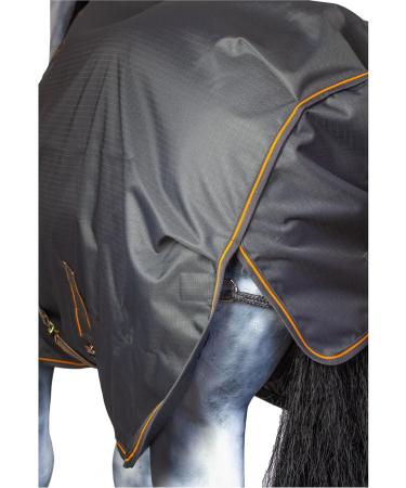 Marengos by Bucas - 1200D Irish Turnout Weidedecke | Waterproof Rain Blanket & Transition Ceiling | Gray/Orange 145cm | International Shipping Available - Buy Online on SooperMarket.com