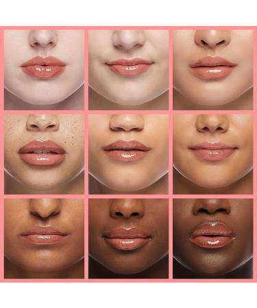 BANGFENG Big Brush Head Hydrating Lip Glow Oil - Cherry Tint | Nourishing & Plumping Lip Gloss Balm for Long Lasting Hydration - Buy Online on SooperMarket.com