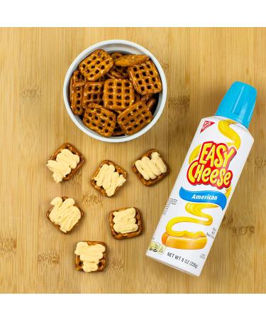 Easy Cheese American Cheese Snack - 8 oz | Creamy Portable Cheese Spread - Buy Online on SooperMarket.com