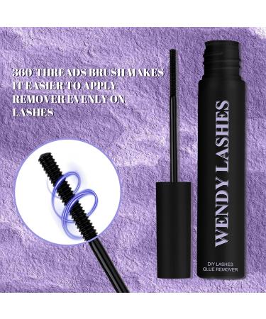WENDY LASHES Lash Remover for Cluster & Individual Lashes | Gentle Low-Irritating DIY Eyelash Extension Solution (5ml) - Shop Internationally - Buy Online on SooperMarket.com