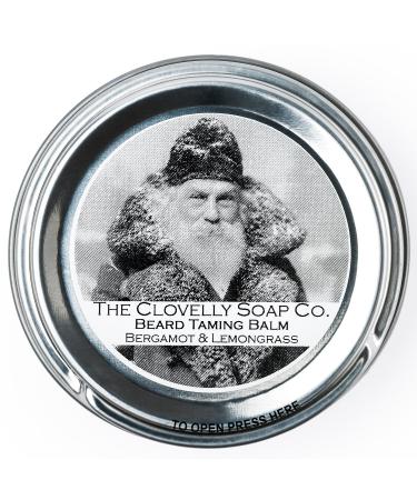 Clovelly Soap Co Naturally Handmade Beard Balm Bergamot and Lemongrass 40g Tin