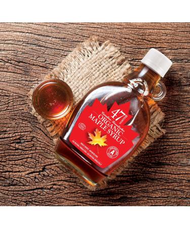 47 North Canadian Bio Maple Syrup - Very Dark Grade A 500ml | Organic Gluten-Free Vegan - Perfect for Pancakes & More - Buy Online on SooperMarket.com