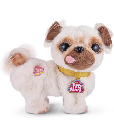 Pets Alive Poppy The Booty Shakin Pug Interactive Dancing Plush Puppy by ZURU - Fun & Entertaining Toy for Kids and Adults - Buy Online on SooperMarket.com