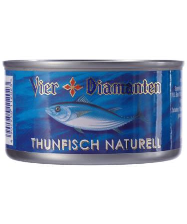 Four Diamonds Tuna Fillets Natural - FQSP pack of 4 (4 x 195 g)