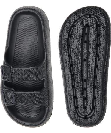 Weweya Pillow Slippers - Double Buckle Adjustable Slides - Unisex EVA Flat Sandals - Buy Online on SooperMarket.com