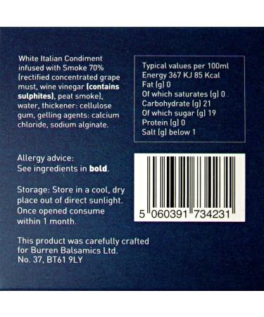 Burren Balsamics Irish Peat Smoked Pearls 50g - Exquisite Flavor Enhancer - Buy Online on SooperMarket.com