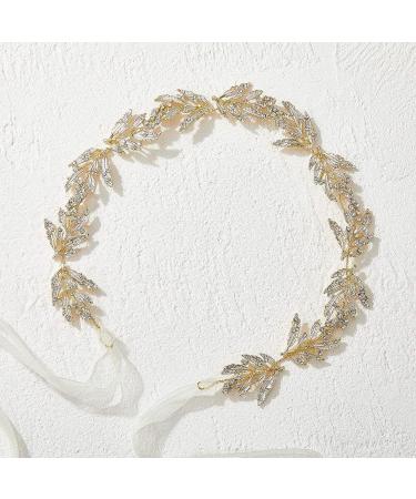 SWEETV Flower Girl Headpiece - Gold Crystal Hair Band for Wedding, Birthday Party & Photography | Princess Hair Accessories for Toddlers & Little Girls - Buy Online on SooperMarket.com