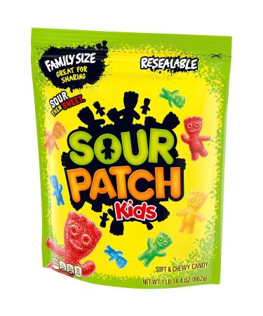 Sour Patch Soft and Chewy Kids Candy 816g - Sweet & Sour Treat for Kids | International Shipping Available - Buy Online on SooperMarket.com