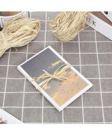 600g Natural Raffia Paper Ribbon for Florist Crafts & Christmas Gift Wrap - 12 x 50g Bundles - Buy Online on SooperMarket.com
