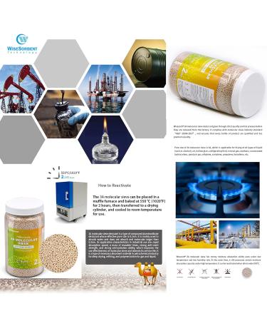 Wisesorb 2 LBS 3A Molecular Sieve Desiccant Beads | Premium Dehumidifier Moisture Absorbers for Effective Humidity Control - International Shipping Available - Buy Online on SooperMarket.com