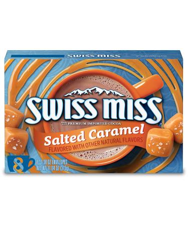 Swiss Miss Salted Caramel Flavored Hot Cocoa Mix, 1.38 oz 8 ct