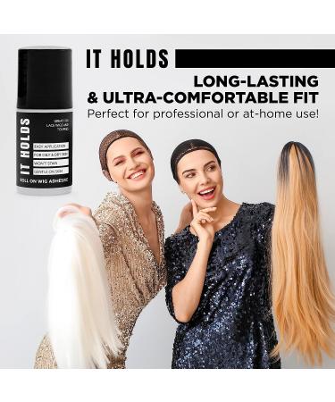 Premium Roll-On Body Glue for Skin - Liquid Fashion Tape | Butt & Body Glue | Sweat Resistant Adhesive | Wig & Sock Glue | Residue-Free | Made in USA - 2oz (1 Pack) - Buy Online on SooperMarket.com