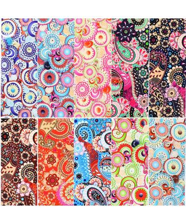 Holographic Nail Foil Transfer Stickers - Colorful Bohemian Designs for Manicure DIY - Buy Online on SooperMarket.com