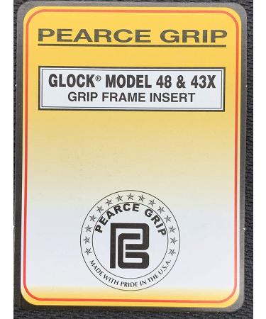 Pearce Grips Frame Insert for Glock 43X/48 - Enhanced Grip and Functionality - Buy Online on SooperMarket.com