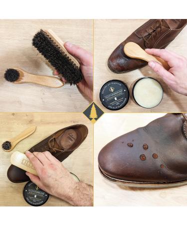 Lillis Leather Care Balm - Colorless Shoe Polish Set with Brush & Jar for Optimal Leather Care - Buy Online on SooperMarket.com