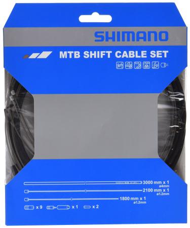SHIMANO MTB Stainless Steel Gear Cable Set Cycling Gear One Size