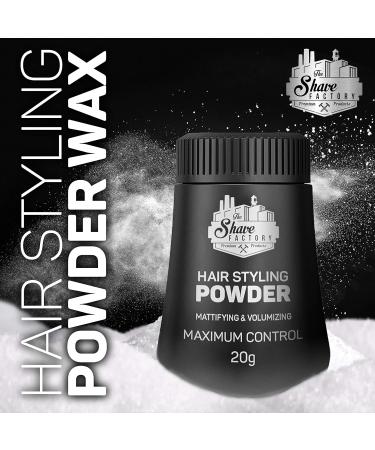 Shave Factory Volume Powder for Men - Long-Lasting Hair Styling | Mattifying & Volumizing Hair Powder | 60g Pack - Buy Online on SooperMarket.com