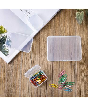 LJY 28-Piece Mini Plastic Storage Containers with Lids - Clear - Ideal for Small Items and Craft Projects - Buy Online on SooperMarket.com