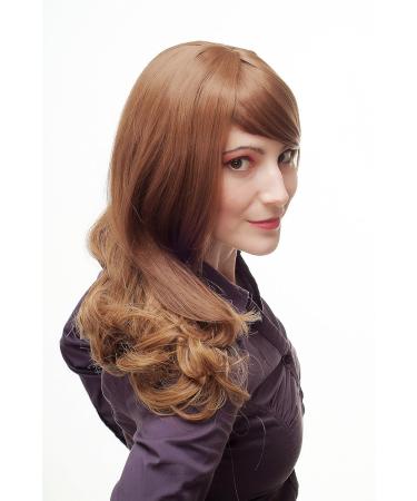 Buy WIG ME UP Lady's Charming Brown Brunette Dark Blonde Mix Wig - Straight Wavy Tips SA077-12-2005 | International Shipping Available - Buy Online on SooperMarket.com