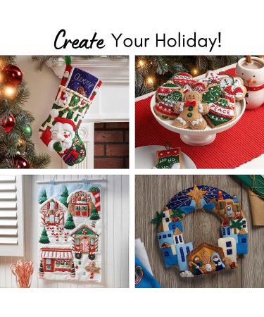Bucilla Santa's Sleigh Stocking Kit - Multicolor - Buy Online on SooperMarket.com