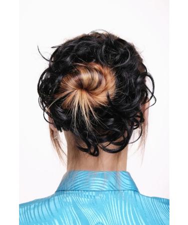 WIG ME UP Hairpiece - Synthetic Hair Scrunchie Ponytail Band Black JL-0119-2 | Shop Now for International Shipping - Buy Online on SooperMarket.com