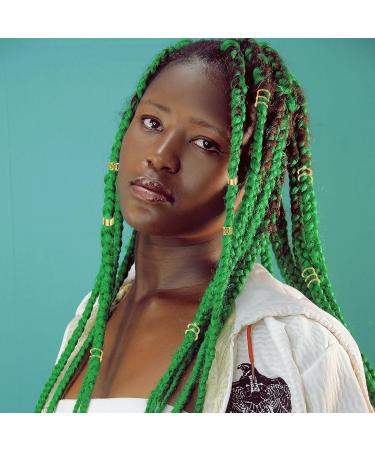 Niuhong 24 Pieces Dreadlocks Jewellery Braids Hair Clips Braiding Hair Cuffs Hair Rings Braids Viking Braids Loc Hair Accessories Hair Clip Braids Accessories Women and Girls (Golden) - Buy Online on SooperMarket.com