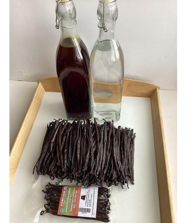 2oz Madagascar Organic Vanilla Beans Extract Grade B | USDA Certified, Non-GMO Pods | FITNCLEAN VANILLA - Buy Online on SooperMarket.com