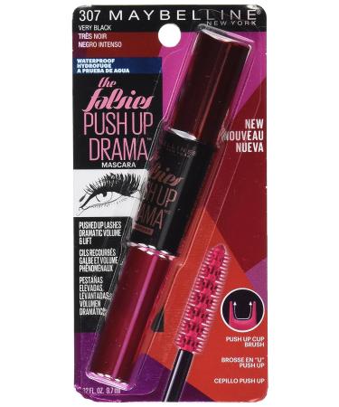 Maybelline The Falsies Push Up Drama Waterproof Mascara | Very Black | 0.32 fl. oz - Buy Online on SooperMarket.com