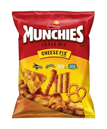 Munchies Snack Mix Cheese Fix Flavored 0.875 Ounce (Pack of 104)