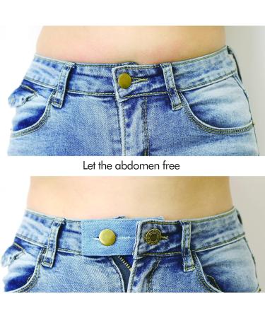 16PCS Jean Button Waistband Extenders - Elastic Trouser Pant Extender Set - Buy Online on SooperMarket.com